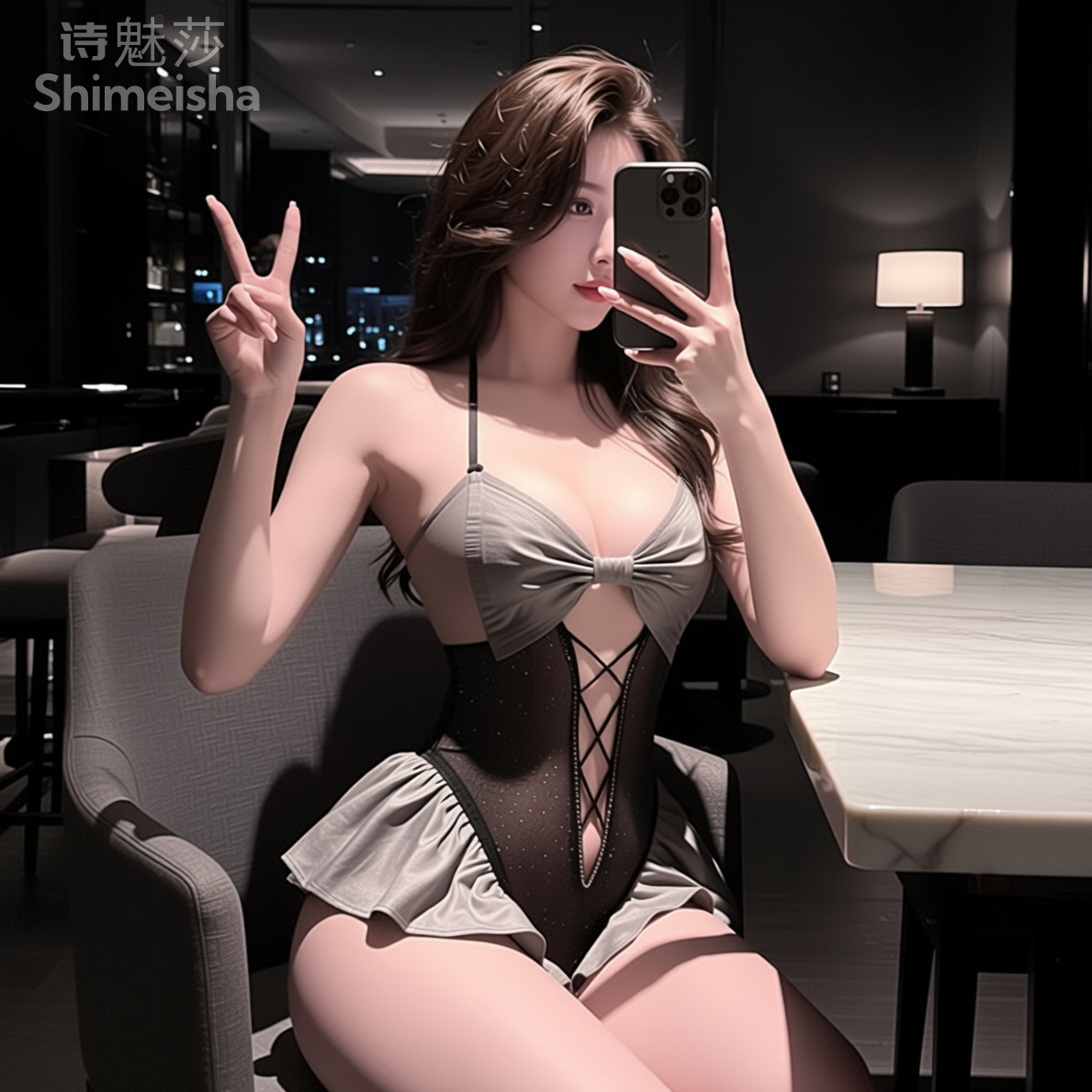 جيميكو - زي خادمة مثير باللوني - مراجعة Lace Teddy Lingerie وسعره