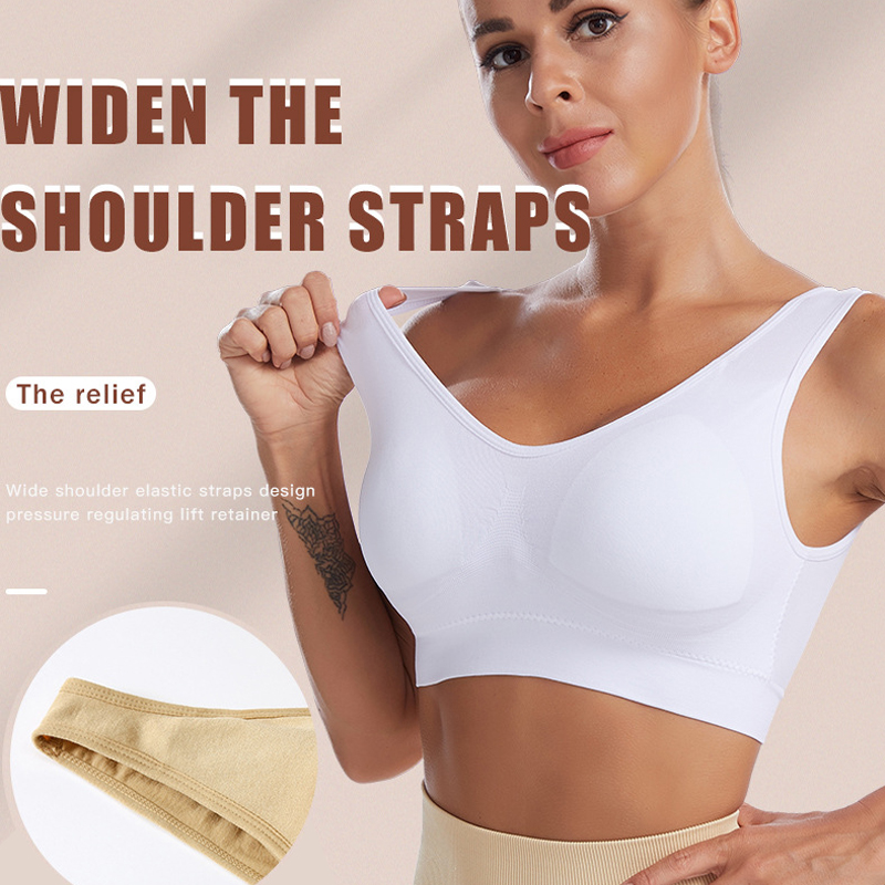 حمالة صدر رياضية بدون أسلاك مق - مراجعة Seamless Underwear Women وسعره