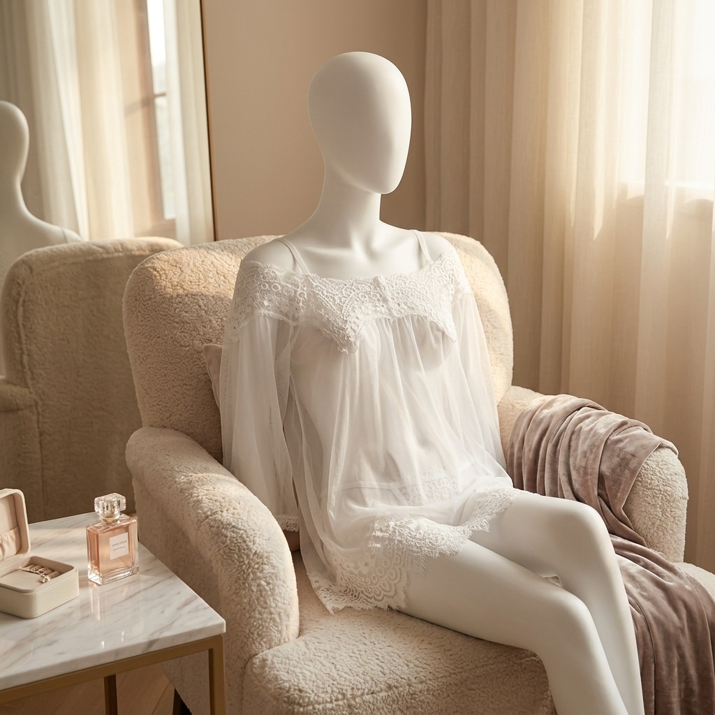 ملابس داخلية نسائية سوداء من ا - مراجعة Babydoll Chemise Night وسعره